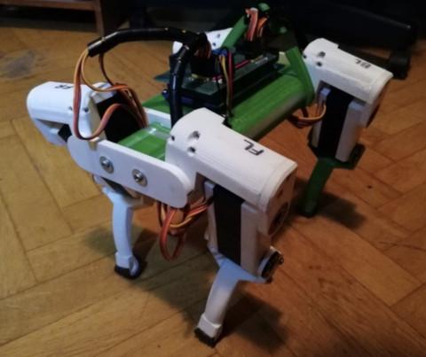 Arduino quadruped robot for MG995 (OPEN SOURCE)