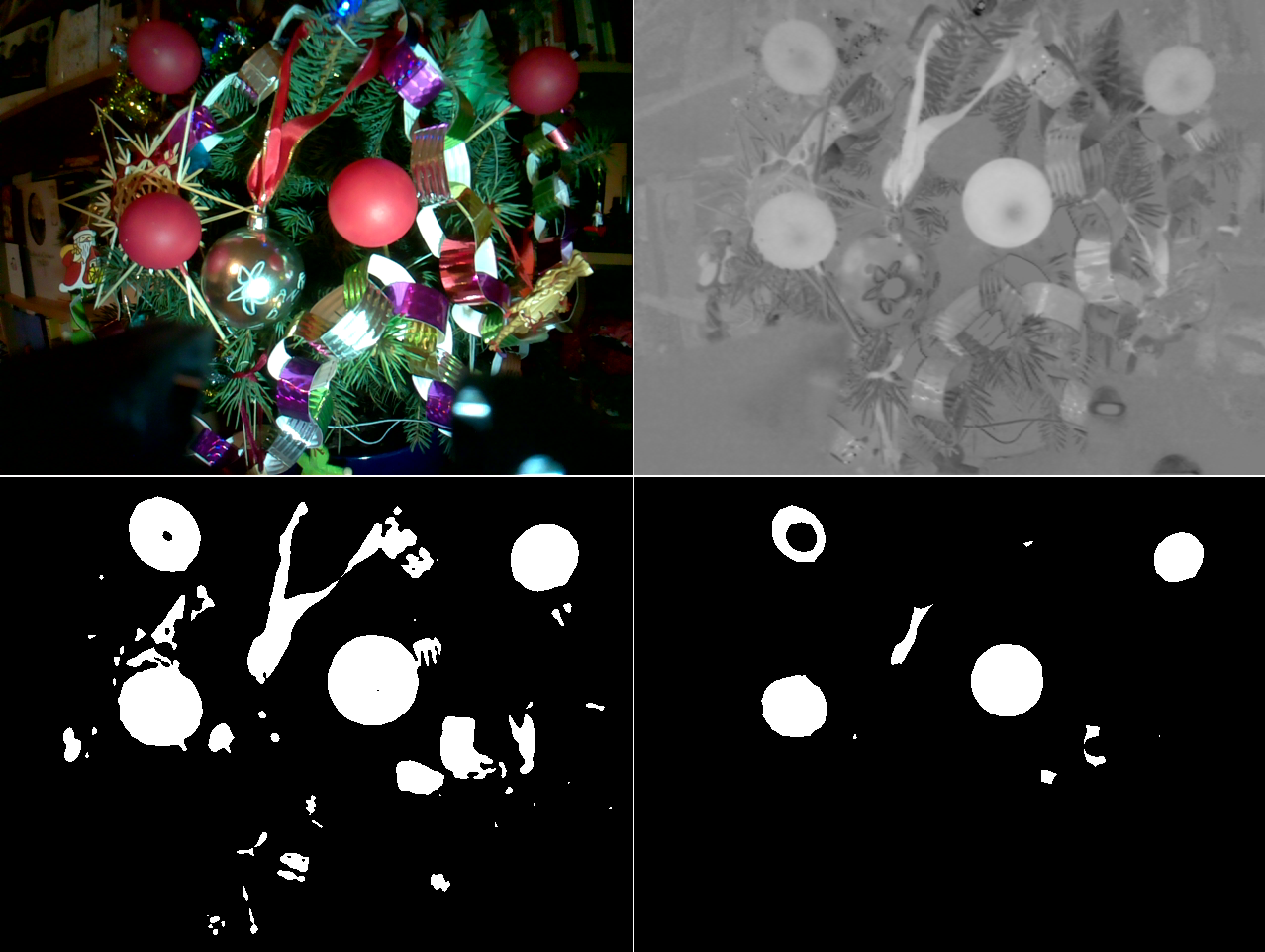 Christmas tree with OpenCV 