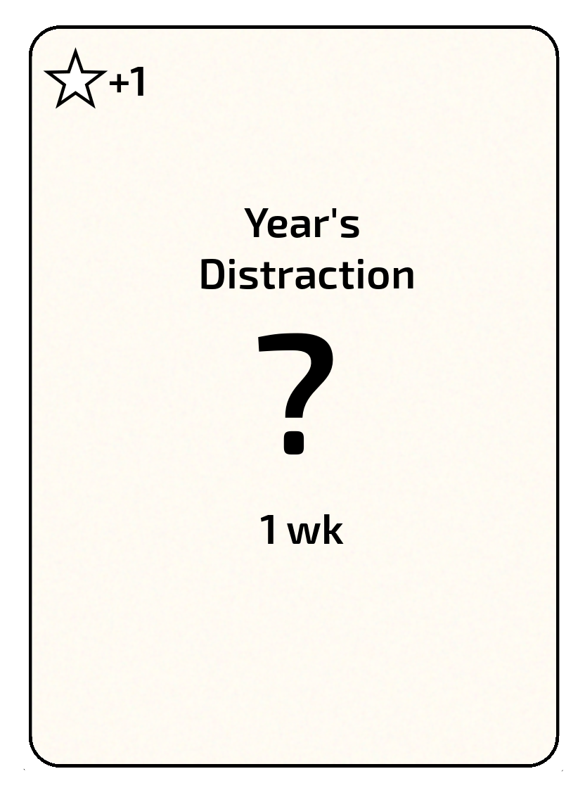 Year's Distraction